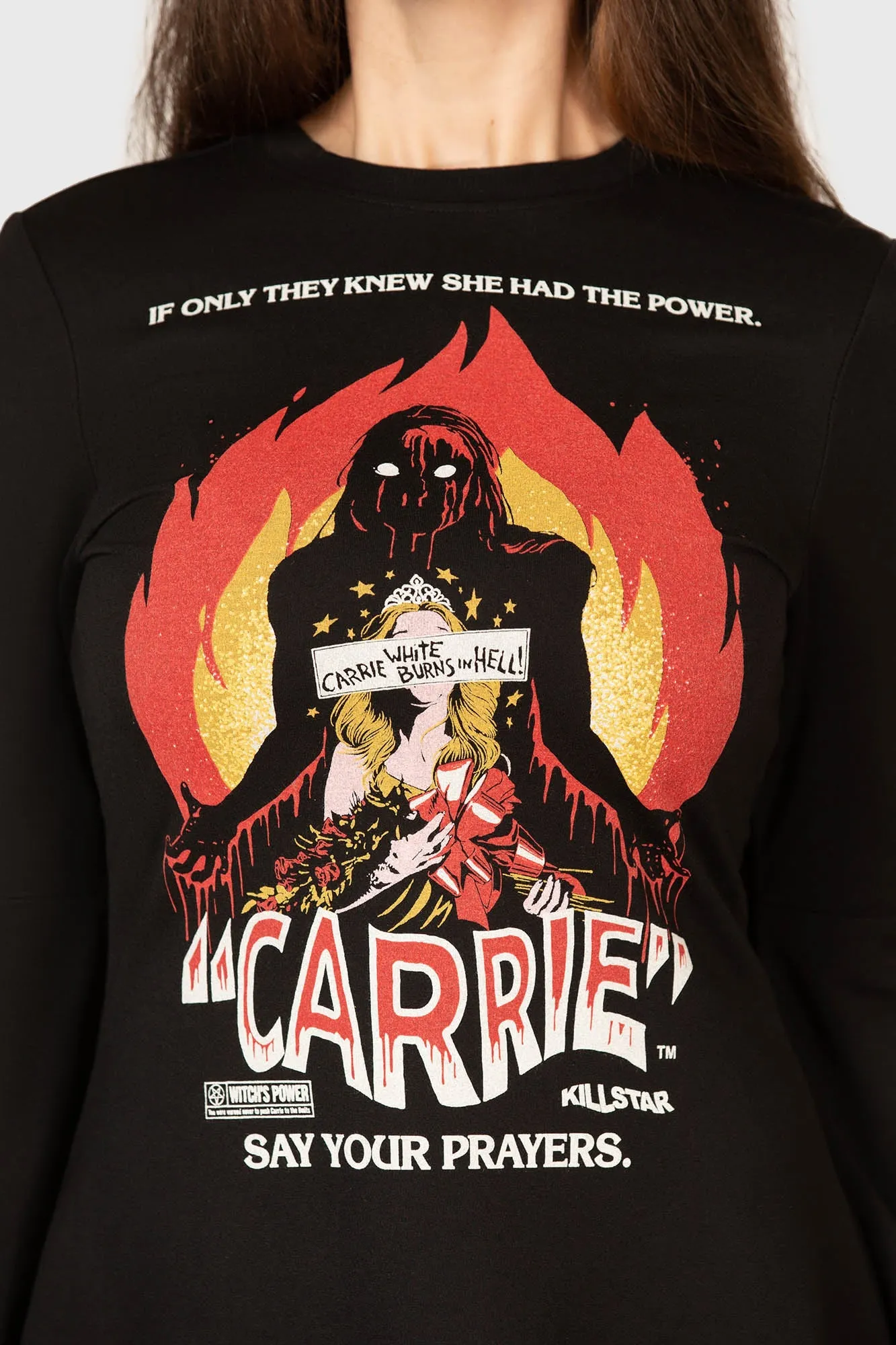 Creepy Carrie Skater Dress sold by Killstar product image thumbnail 2