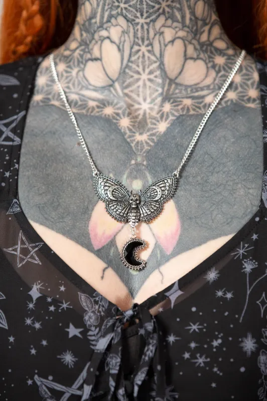 Night Flutter Necklace sold by Killstar