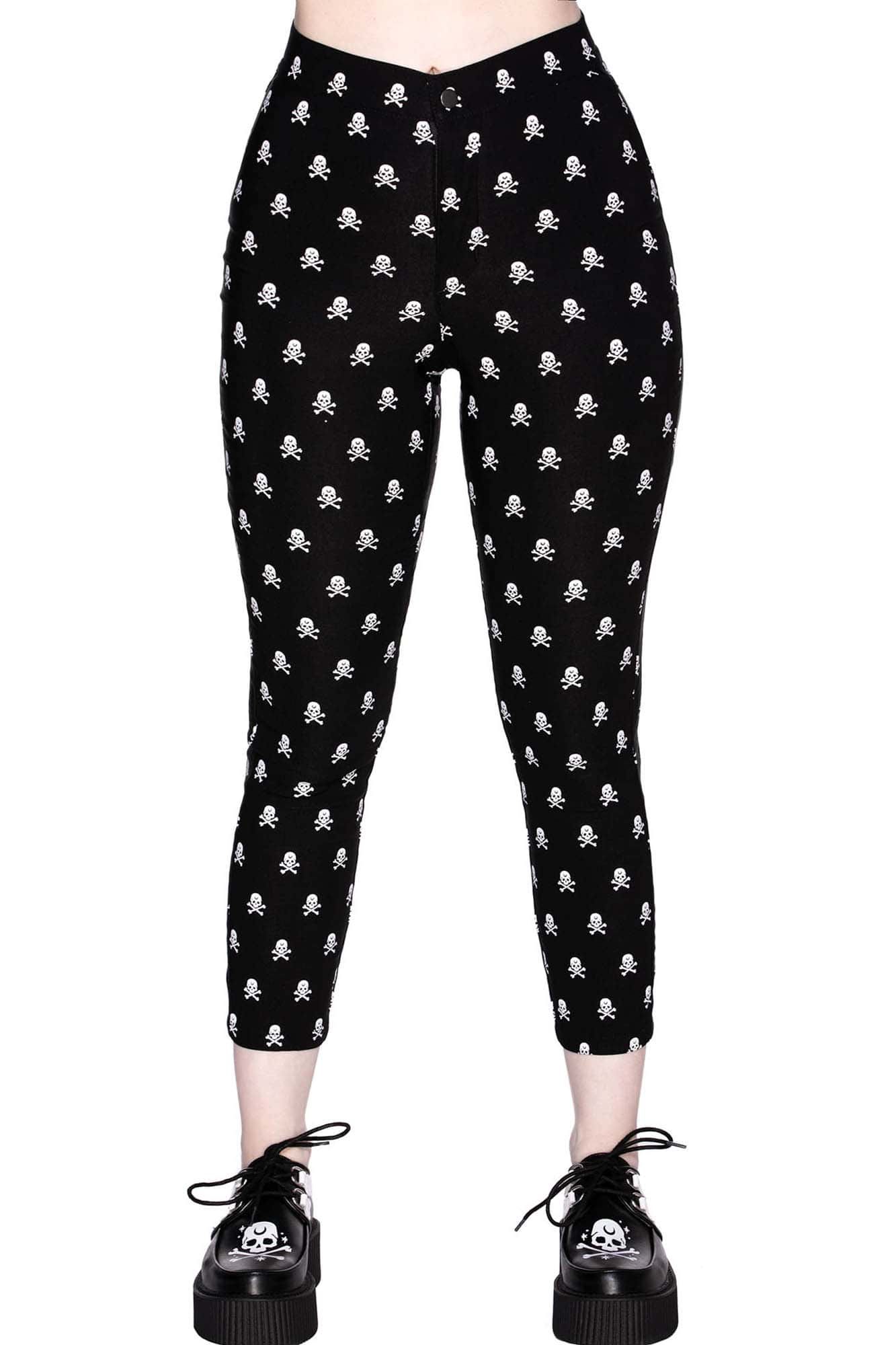 Bad 2 The Bone Capri Pants Resurrect sold by Killstar