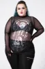 Trouble Mesh Top [PLUS] sold by Killstar