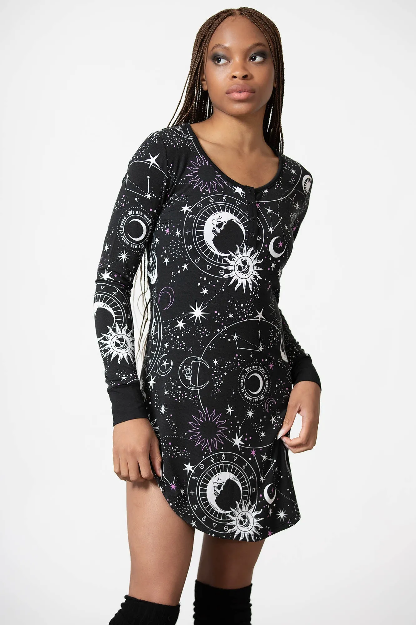 Venus Lounge Dress sold by Killstar product image thumbnail 3