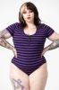 Skylla Bodysuit [PURPLE] [PLUS] Resurrect sold by Killstar