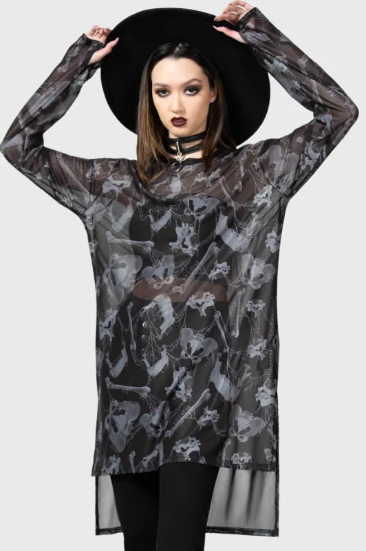 Ossuary Long Sleeve Top sold by Killstar