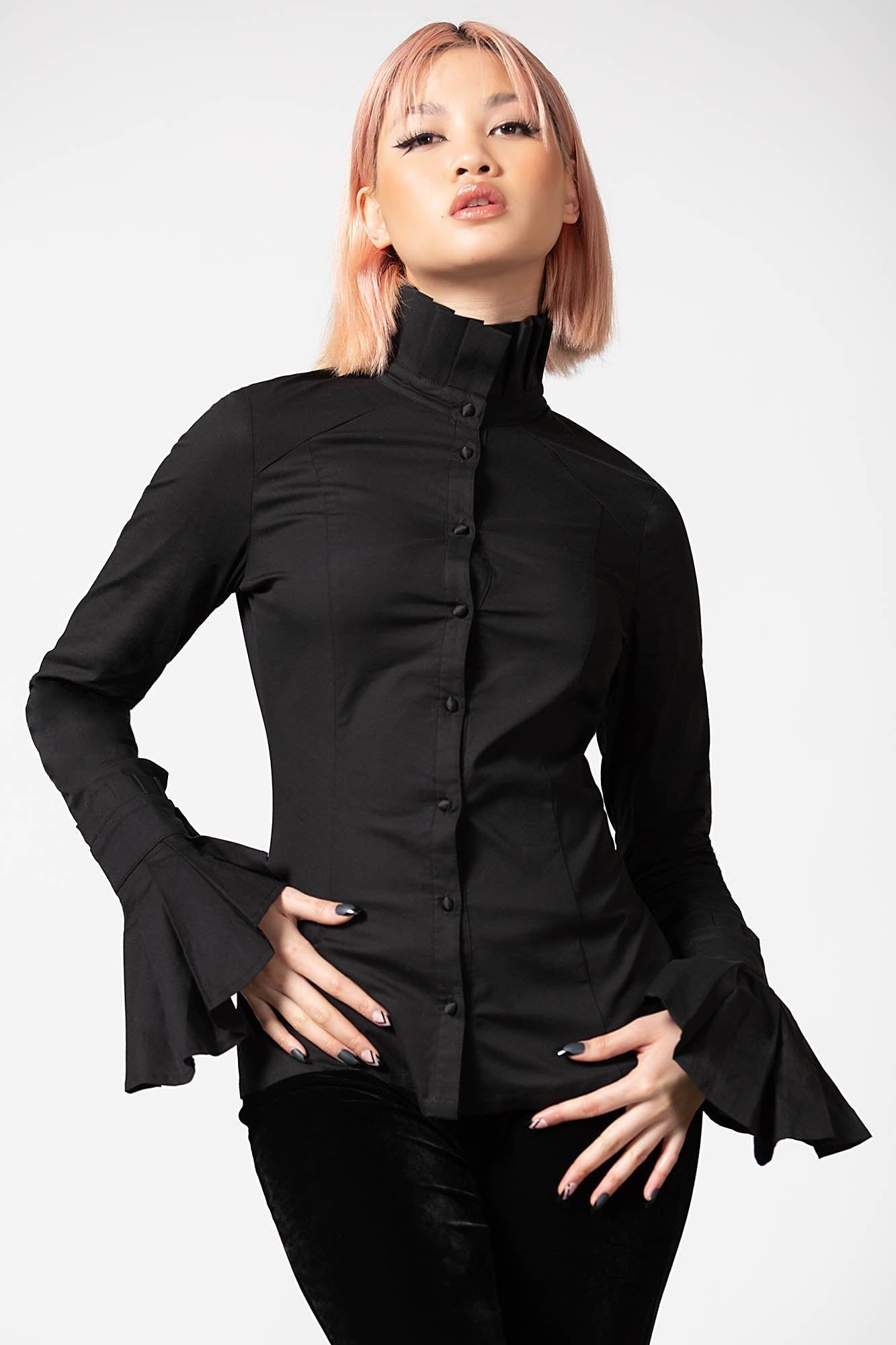 Feronia Button-Up Shirt Resurrect sold by Killstar product image thumbnail 4
