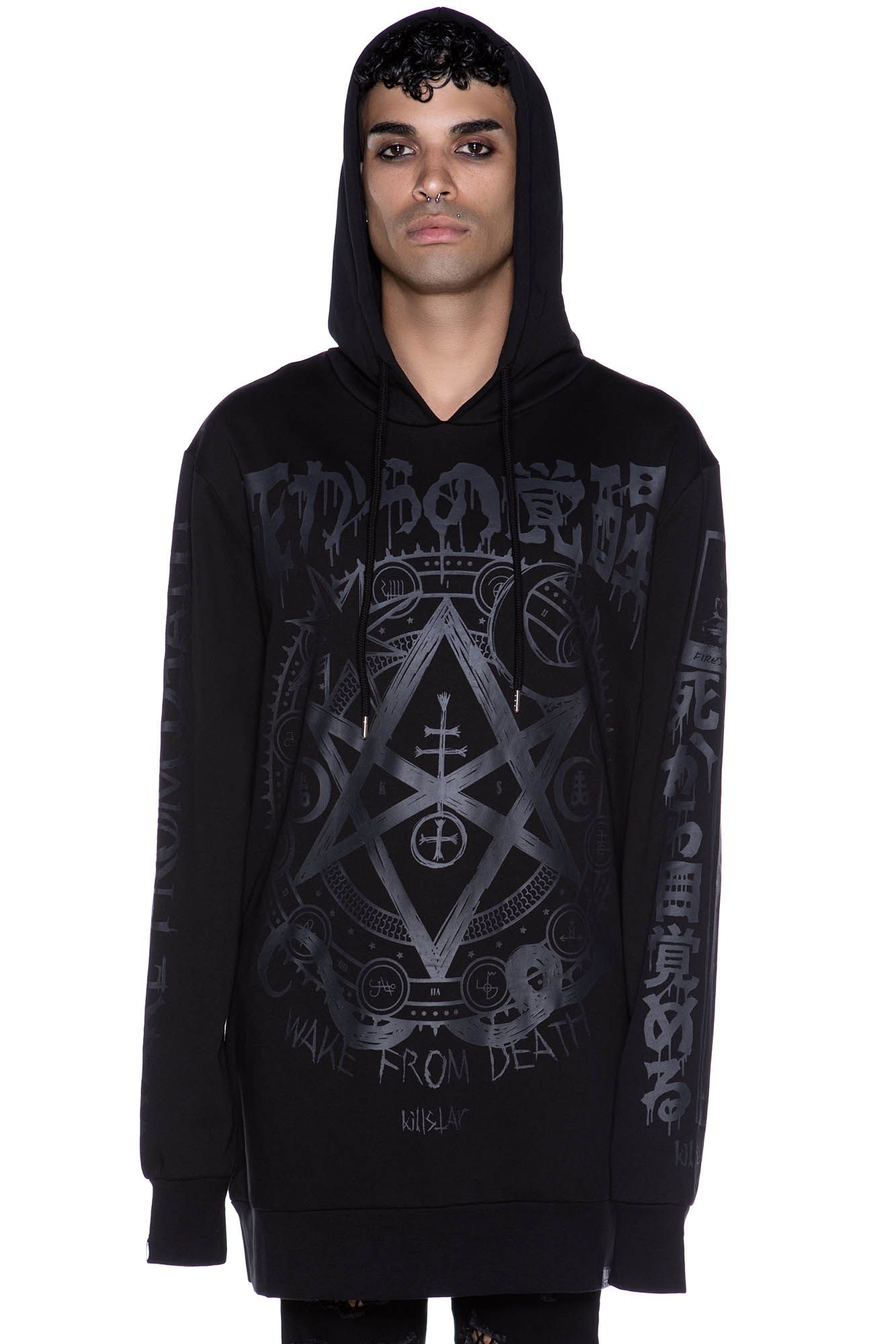 Wake from Death Hoodie sold by Killstar product image thumbnail 2