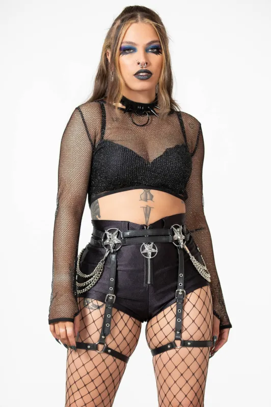 Hellia Fishnet Top sold by Killstar