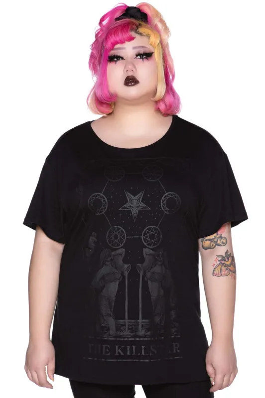 KILLSTAR Relaxed Top [PLUS] sold by Killstar