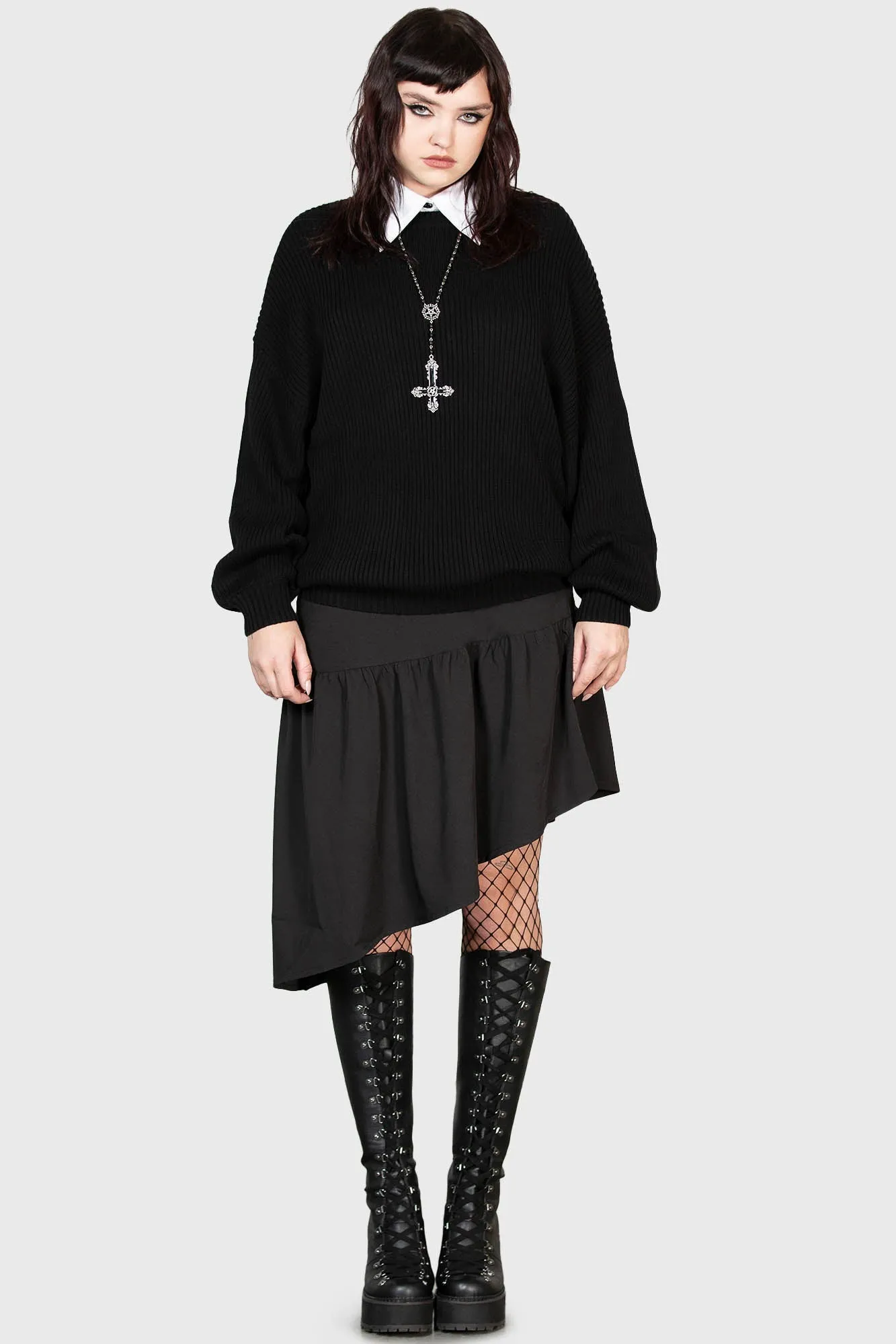 Othalo Midi Skirt sold by Killstar product image thumbnail 3