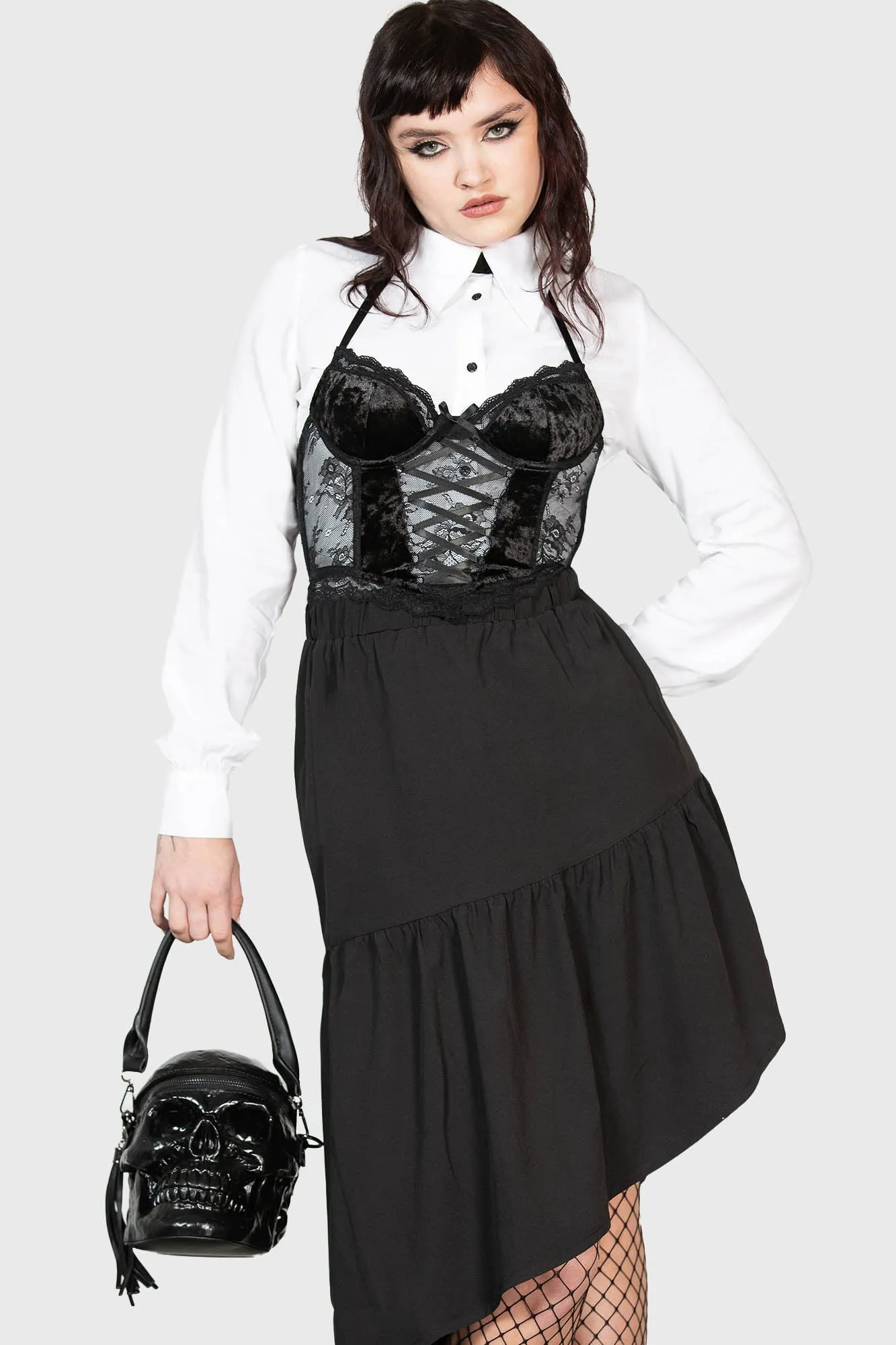 Othalo Midi Skirt sold by Killstar product image thumbnail 4