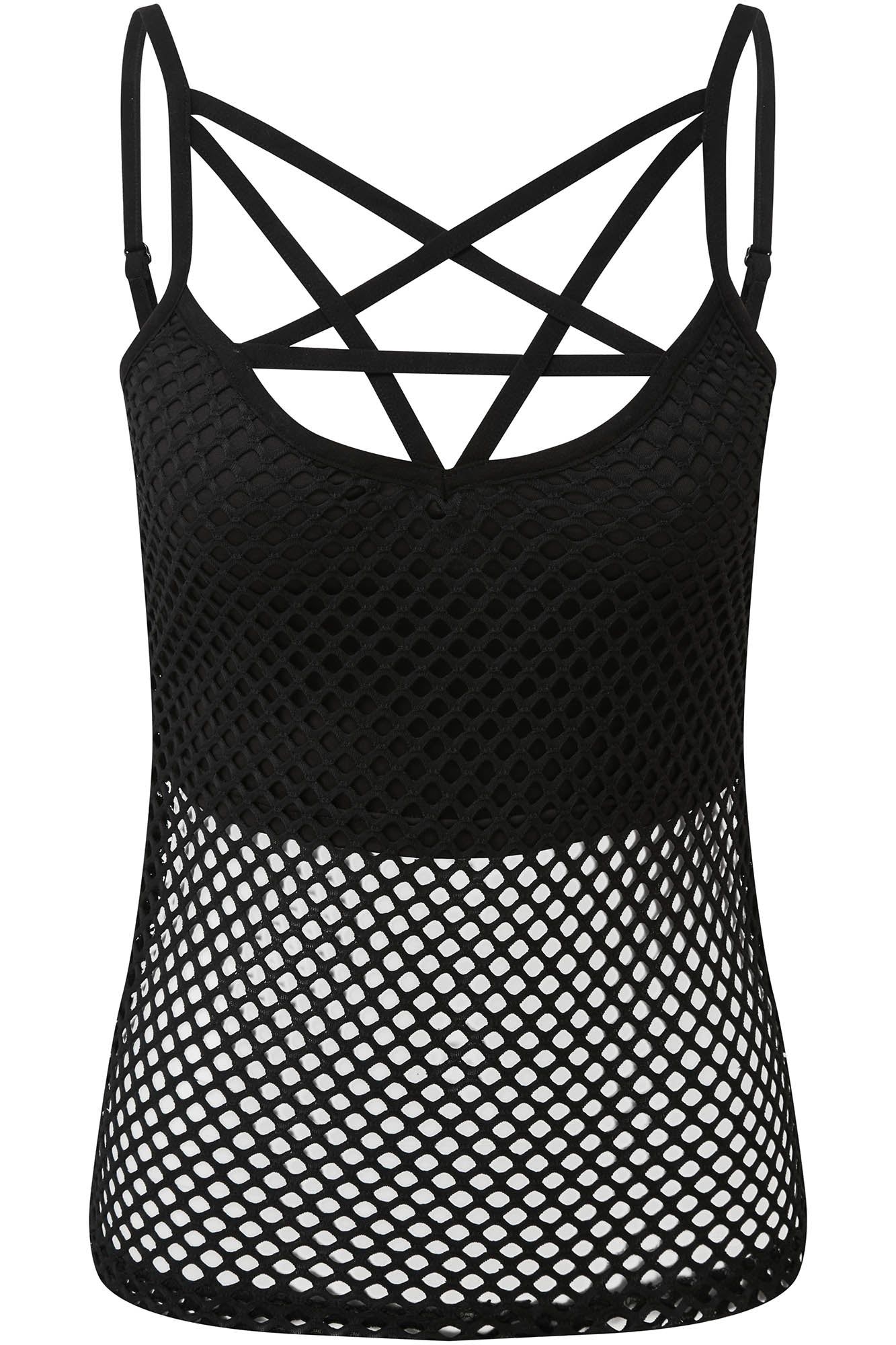 Witchnet Strap Top Resurrect sold by Killstar product image thumbnail 3
