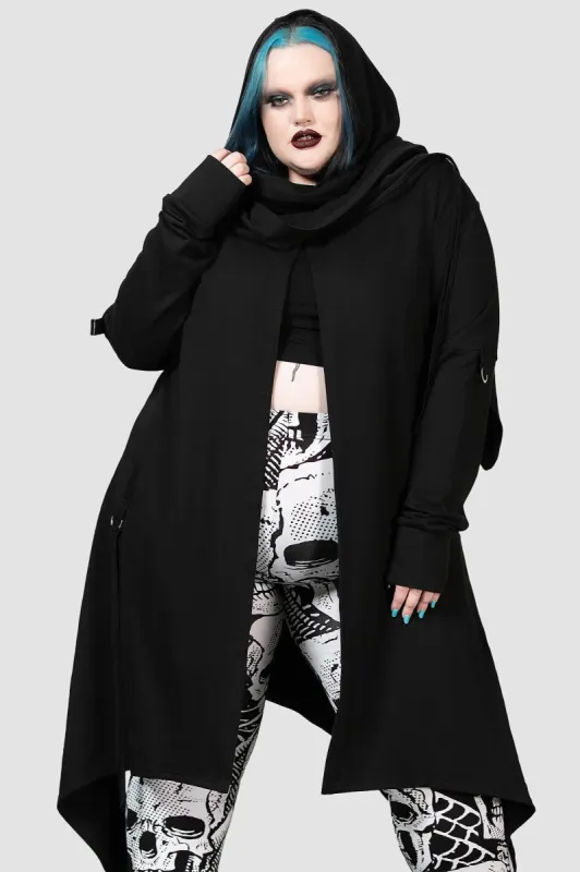Assassins Hooded Cardigan [PLUS] sold by Killstar