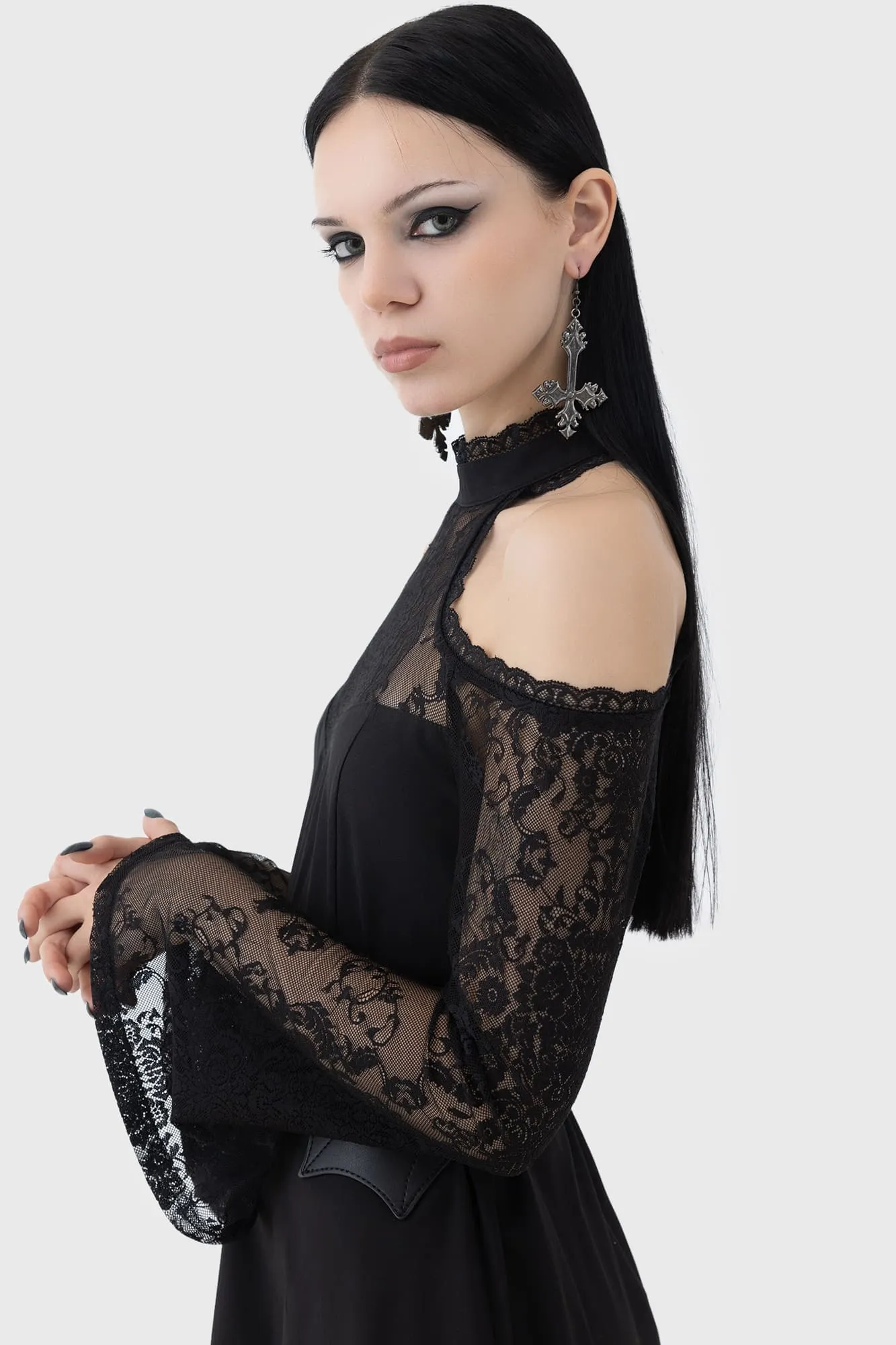 Lost Nostalgia Dress sold by Killstar product image thumbnail 3