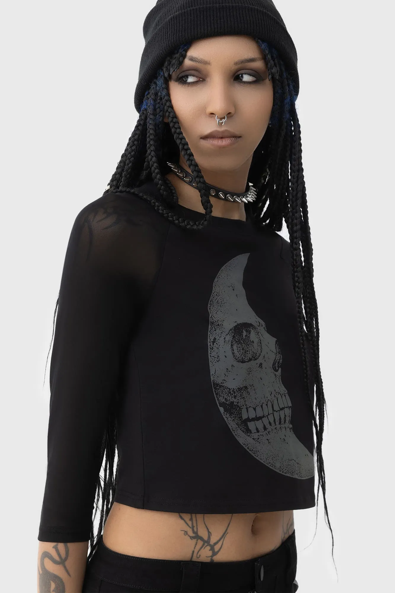 Crescent Doom Top sold by Killstar product image thumbnail 3