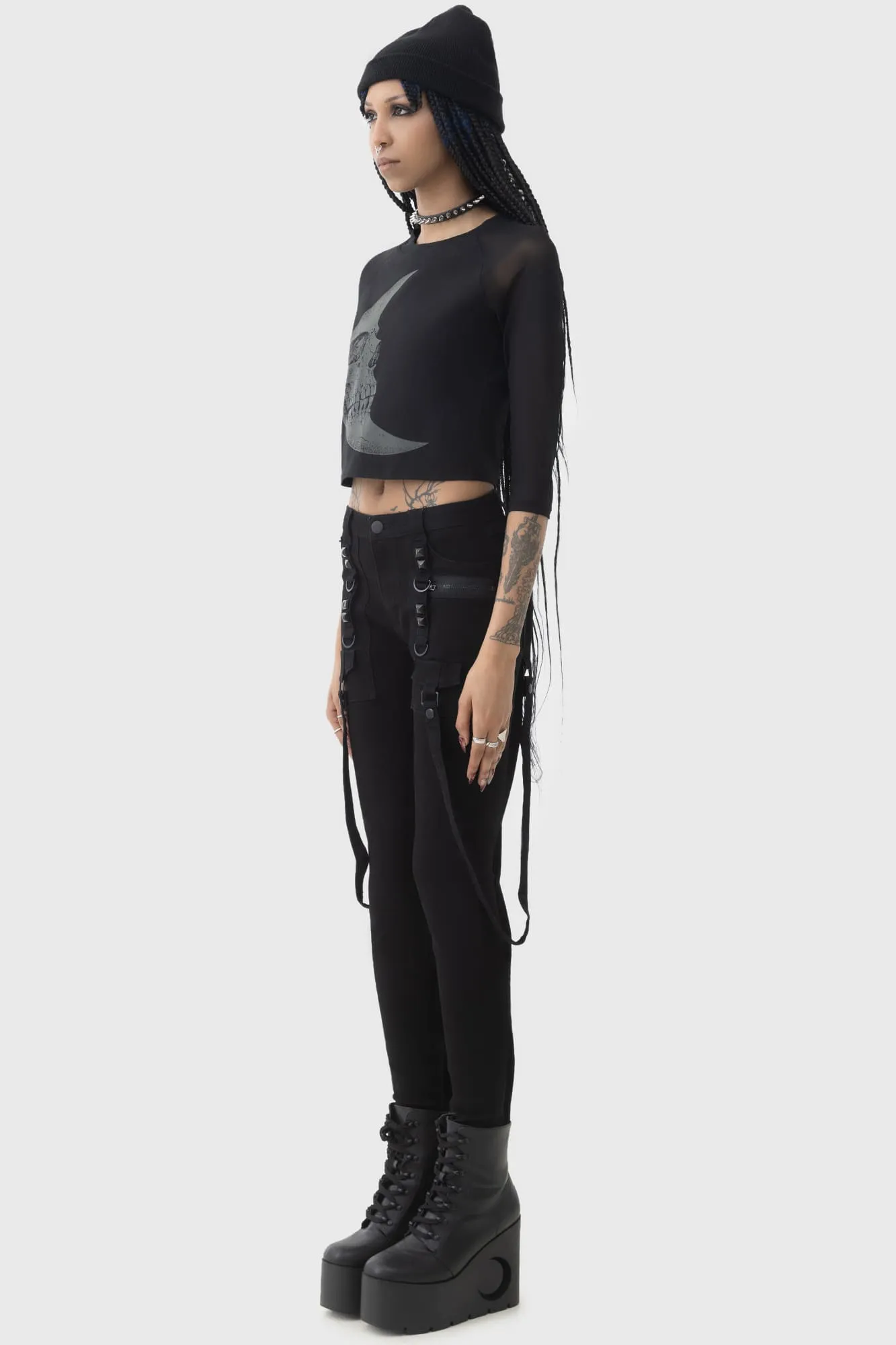 Crescent Doom Top sold by Killstar product image thumbnail 2