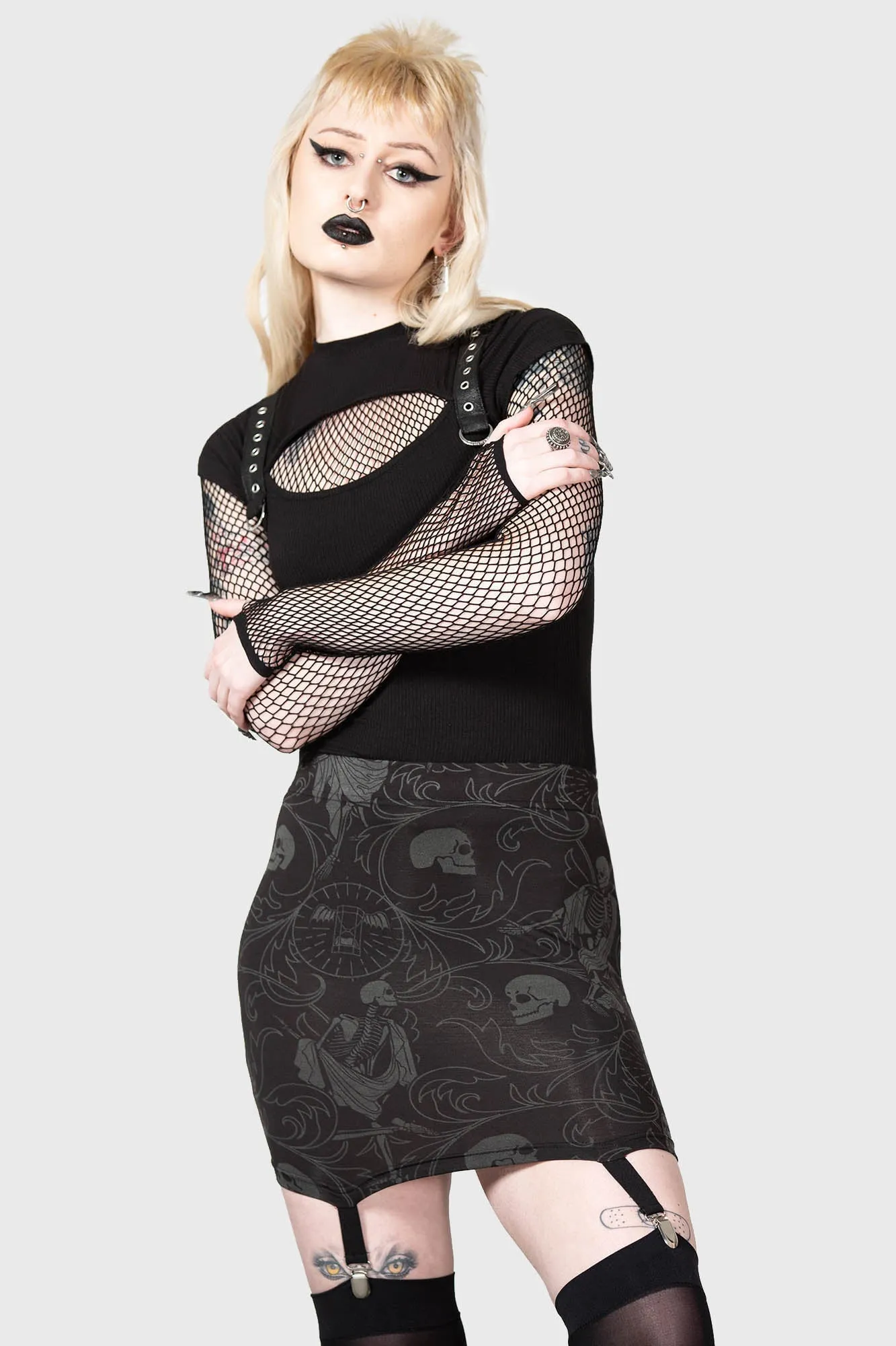 Danse Mini Skirt sold by Killstar product image thumbnail 3