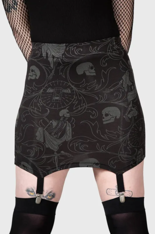 Danse Mini Skirt sold by Killstar