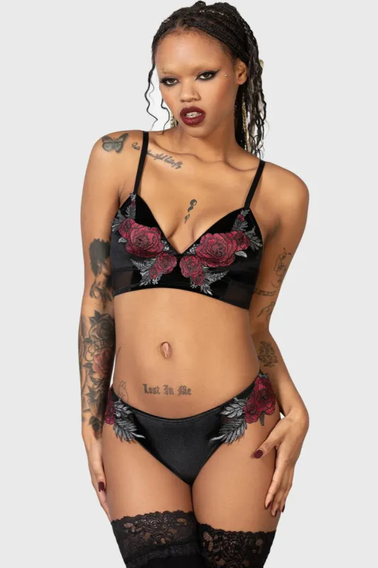 Pandora's Roses Panty sold by Killstar