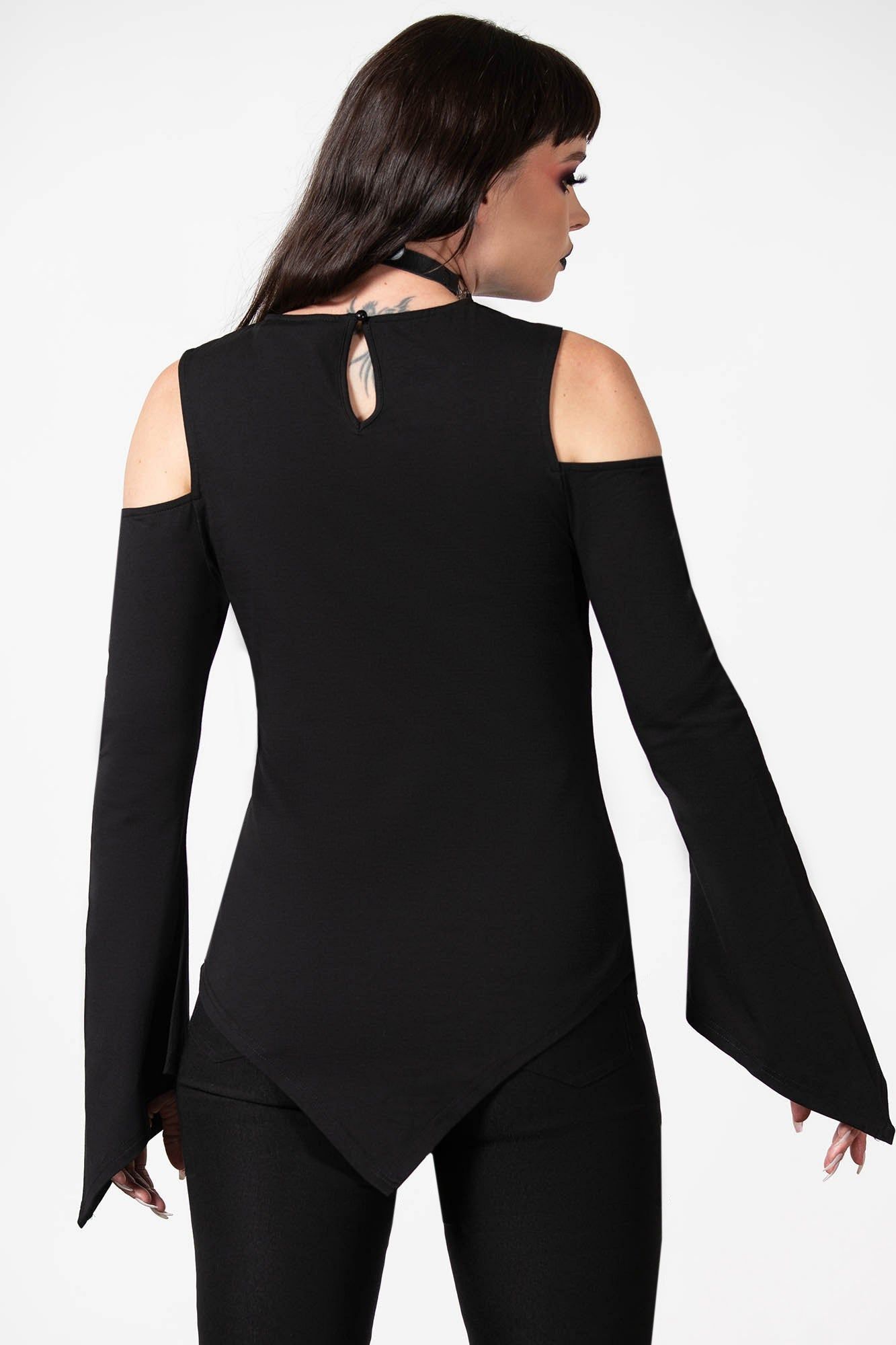 Voxy Cold Shoulder Top Resurrect sold by Killstar product image thumbnail 4