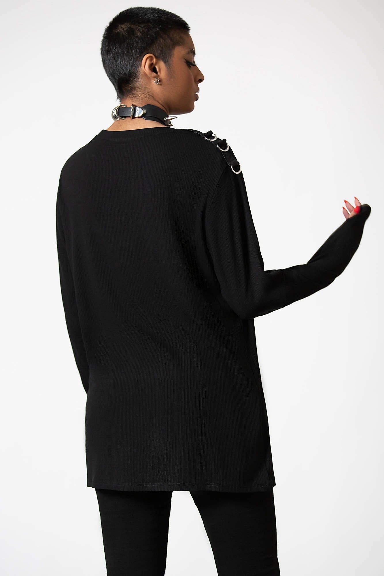 Trent Long Sleeve Top sold by Killstar product image thumbnail 5