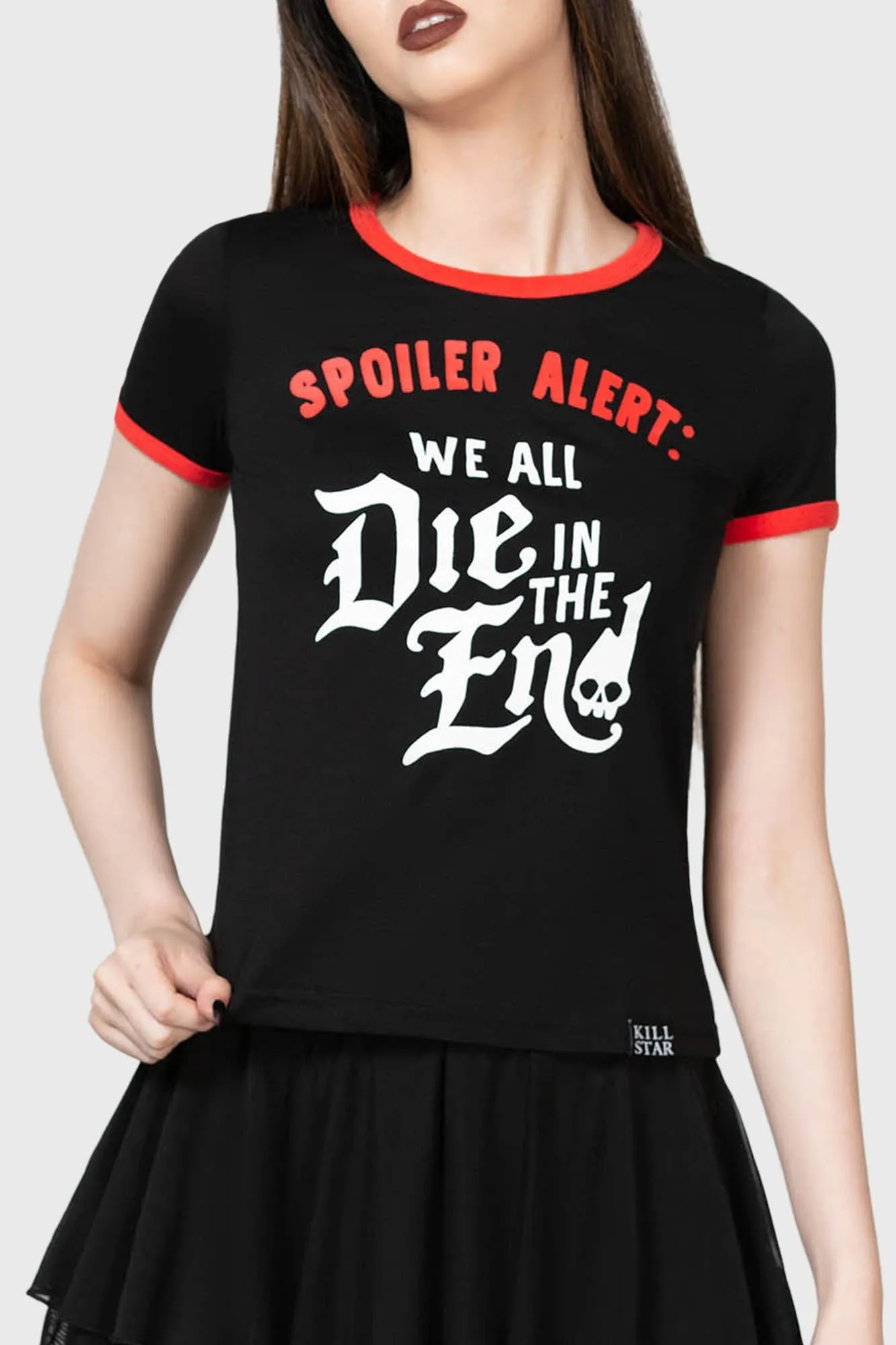 Spoiler Ringer Top sold by Killstar product image thumbnail 3