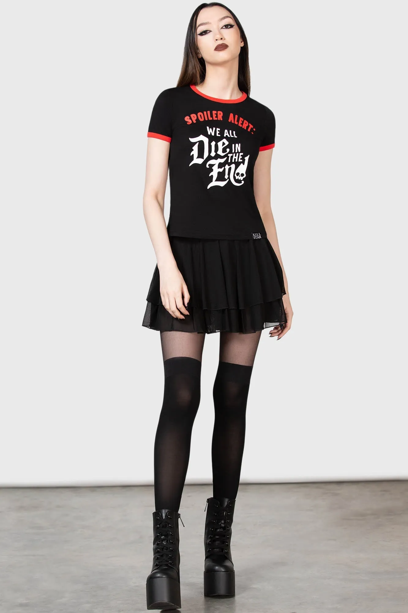 Spoiler Ringer Top sold by Killstar product image thumbnail 2