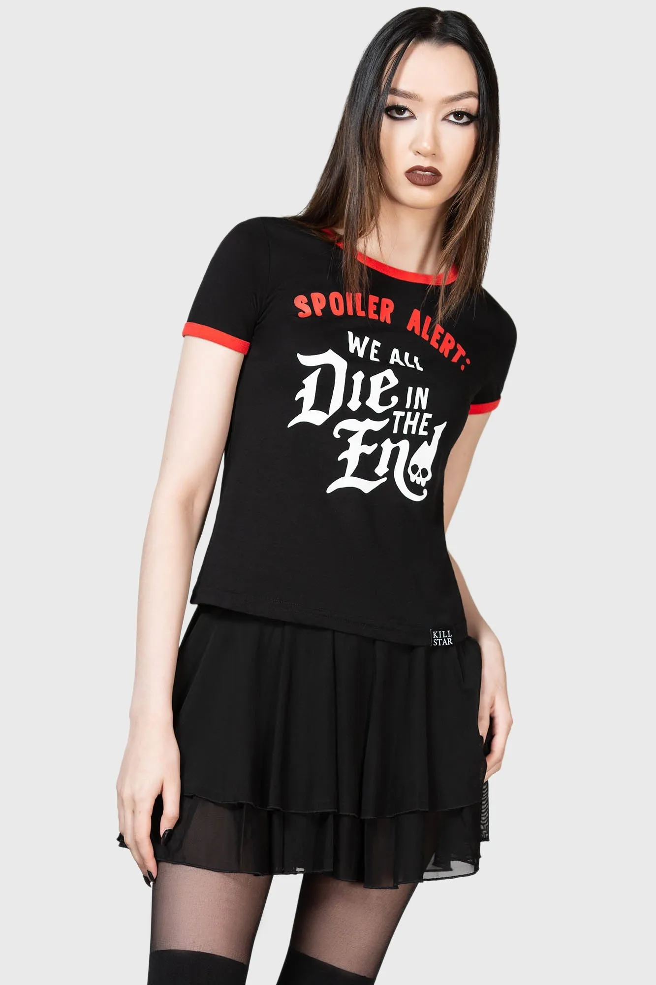 Spoiler Ringer Top sold by Killstar product image thumbnail 4
