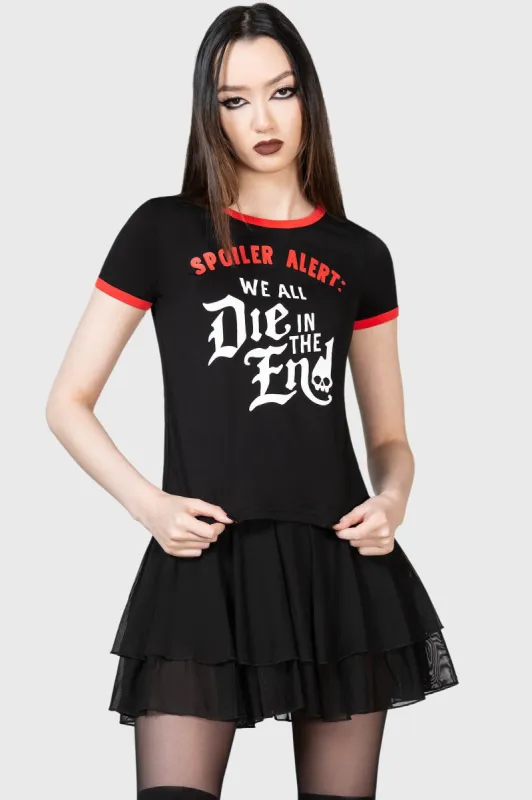 Spoiler Ringer Top made by Killstar