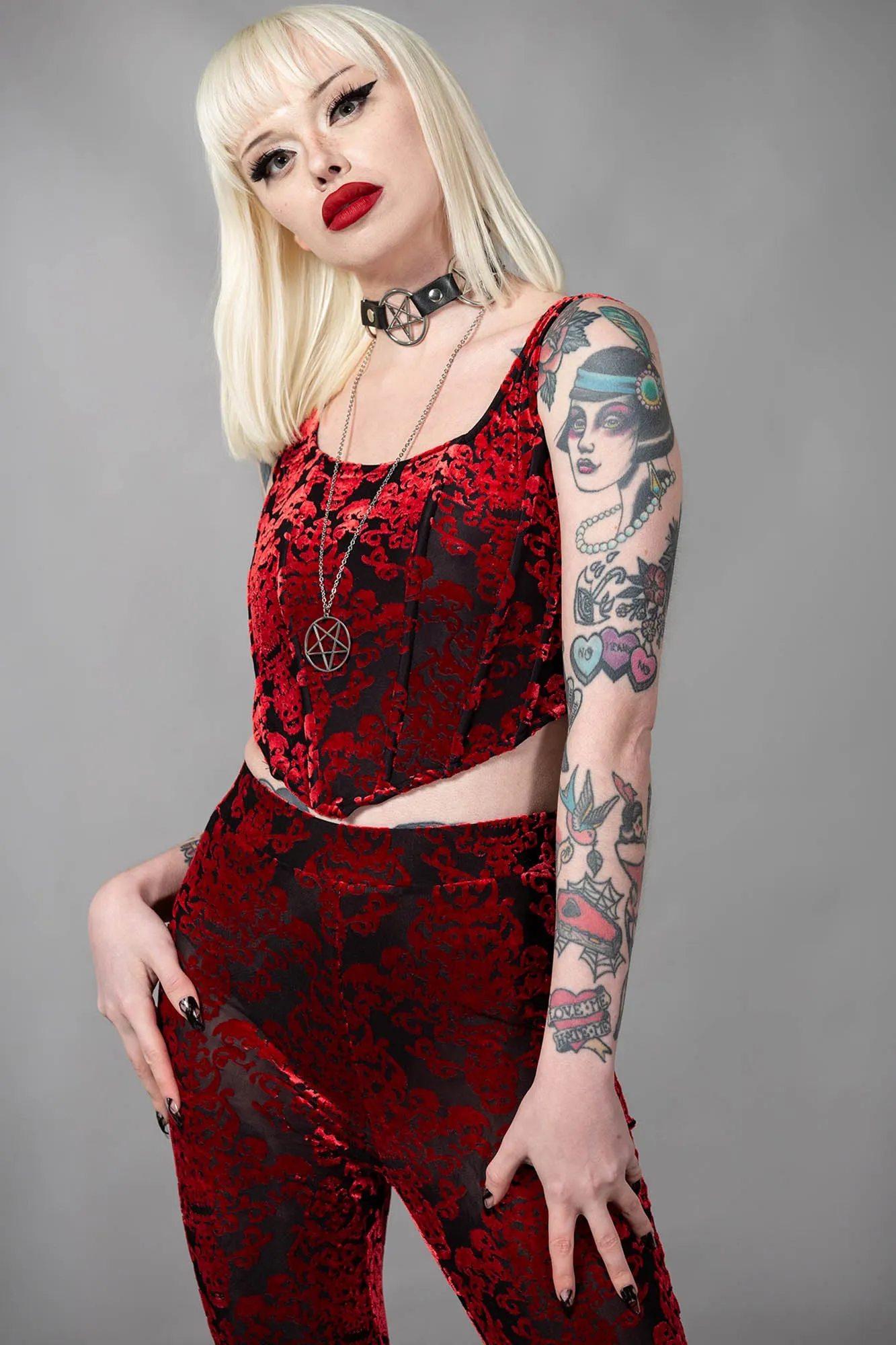 Snarl Corset Top sold by Killstar product image thumbnail 2