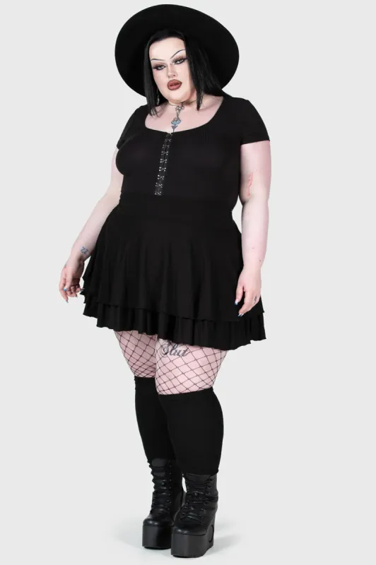 Cruel Irony Skirt [PLUS] sold by Killstar