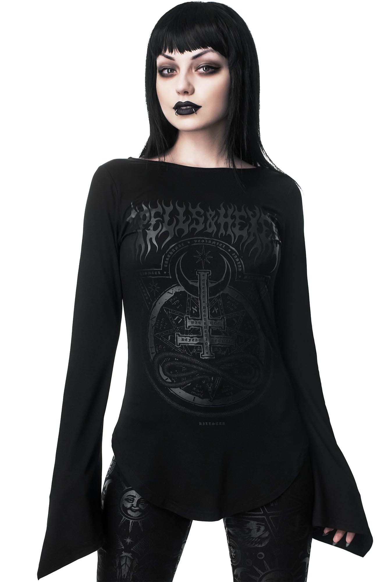 Leya Long Sleeve Top Resurrect sold by Killstar product image thumbnail 2