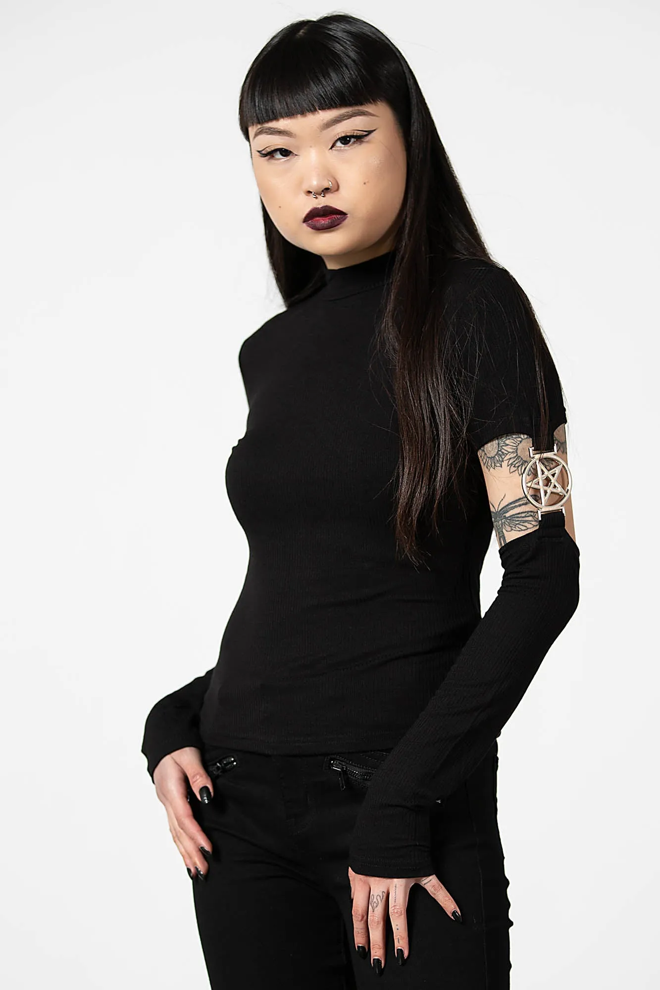 Demoness Crop Top sold by Killstar product image thumbnail 3