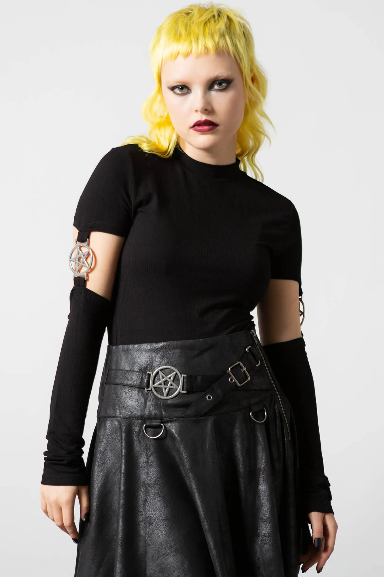 Demoness Crop Top sold by Killstar