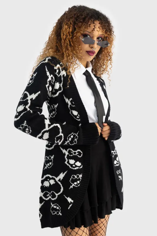 Voltageous Cardigan sold by Killstar