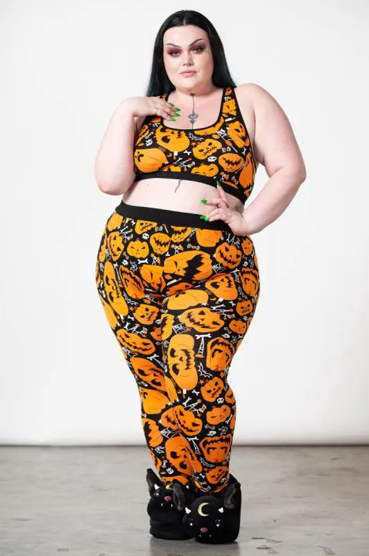 Carver Cuffed Leggings [PLUS] sold by Killstar