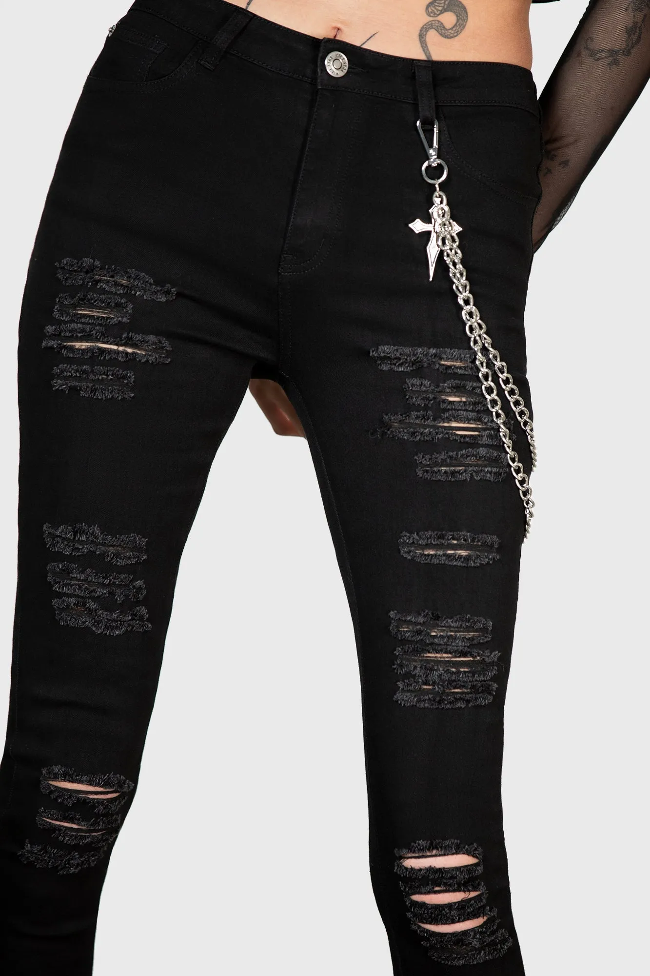 R.I.P. Slash Jeans - Resurrect sold by Killstar product image thumbnail 2