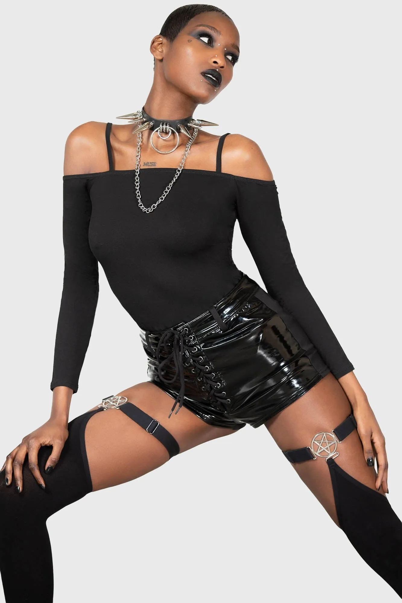 Exxanimate Shorts - Resurrect sold by Killstar product image thumbnail 5