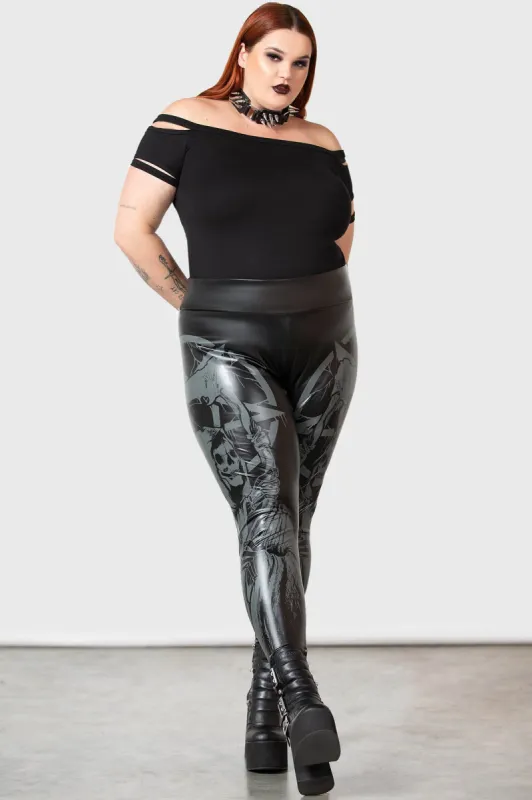 Reaper Leggings [PLUS] sold by Killstar