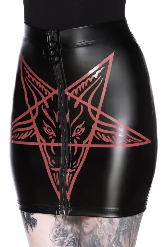 Mendez Mini Skirt - Resurrect sold by Killstar