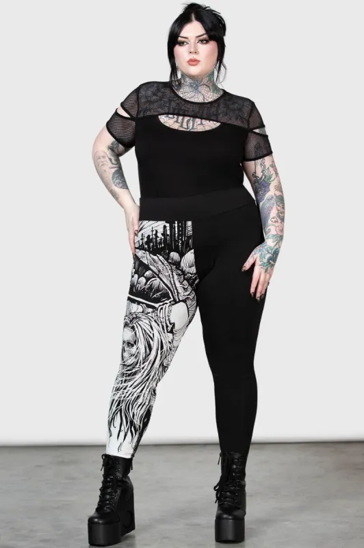 Horned God Leggings [PLUS] sold by Killstar