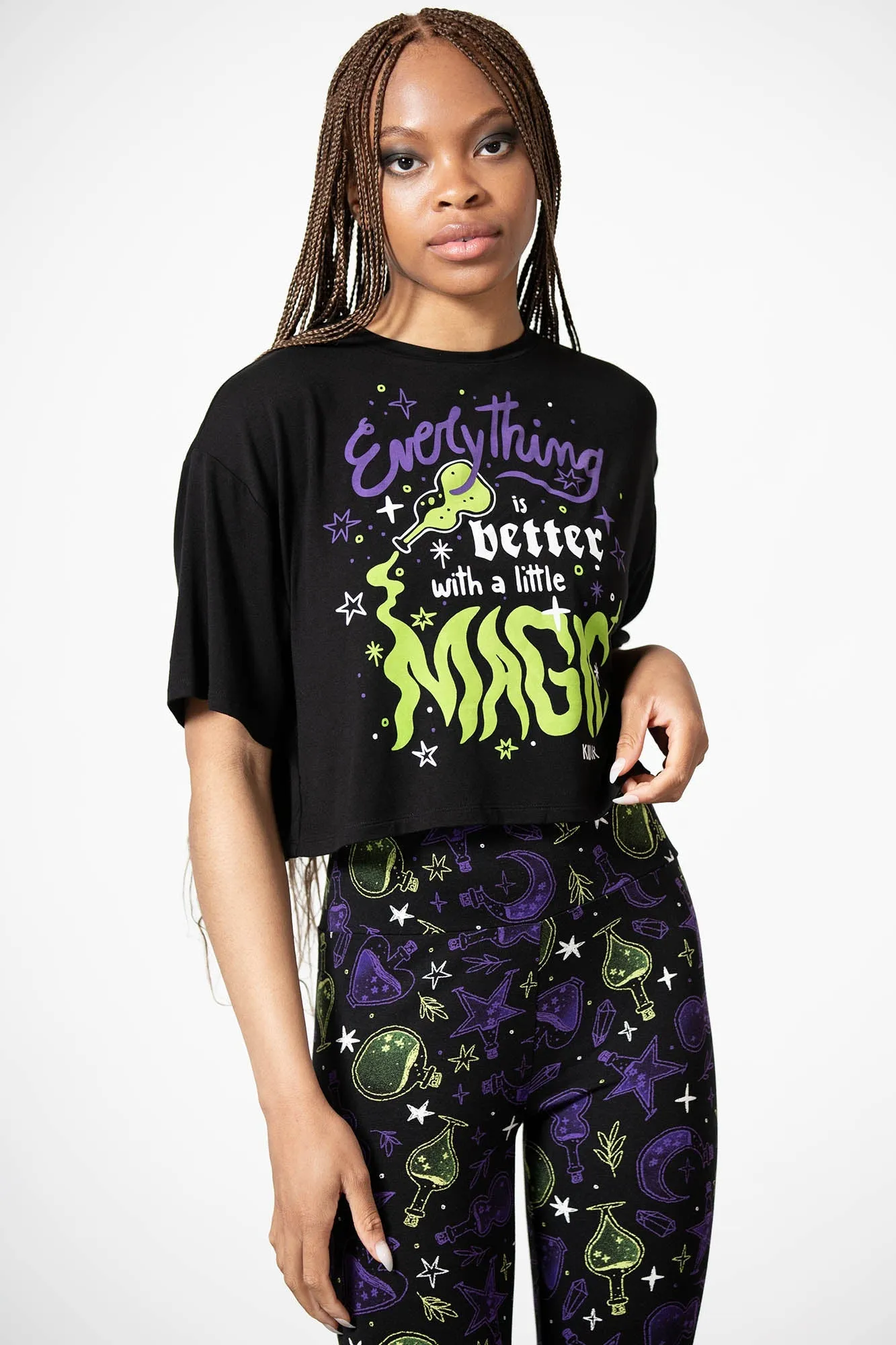 Magic Chill Crop Top sold by Killstar product image thumbnail 2