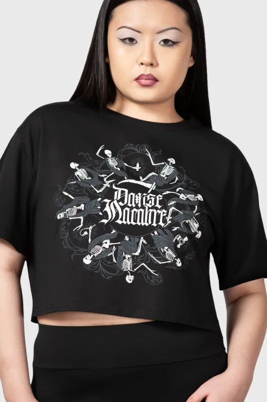 Danse Macabre Crop Top sold by Killstar