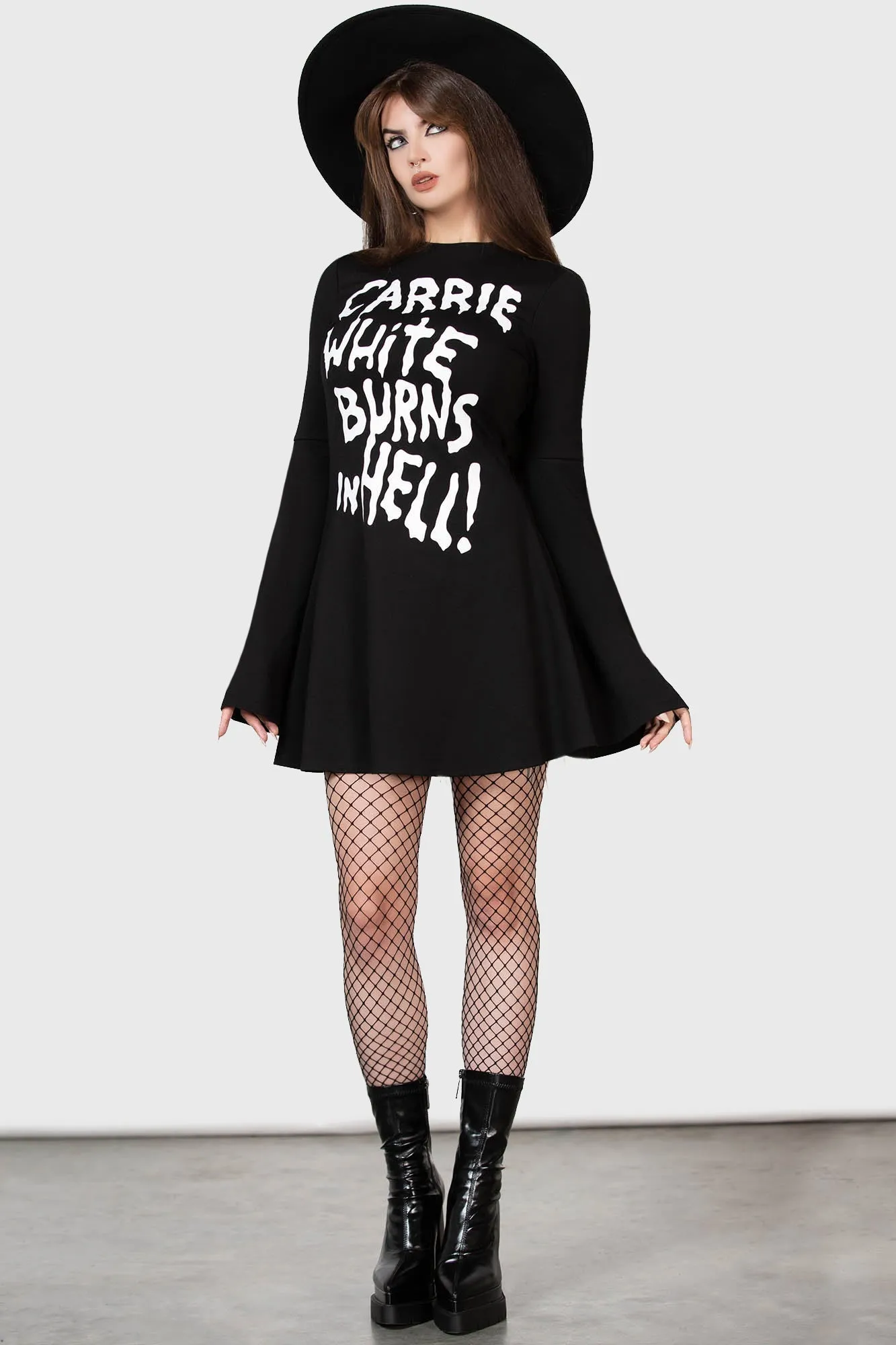 Carrie Skater Dress sold by Killstar product image thumbnail 3