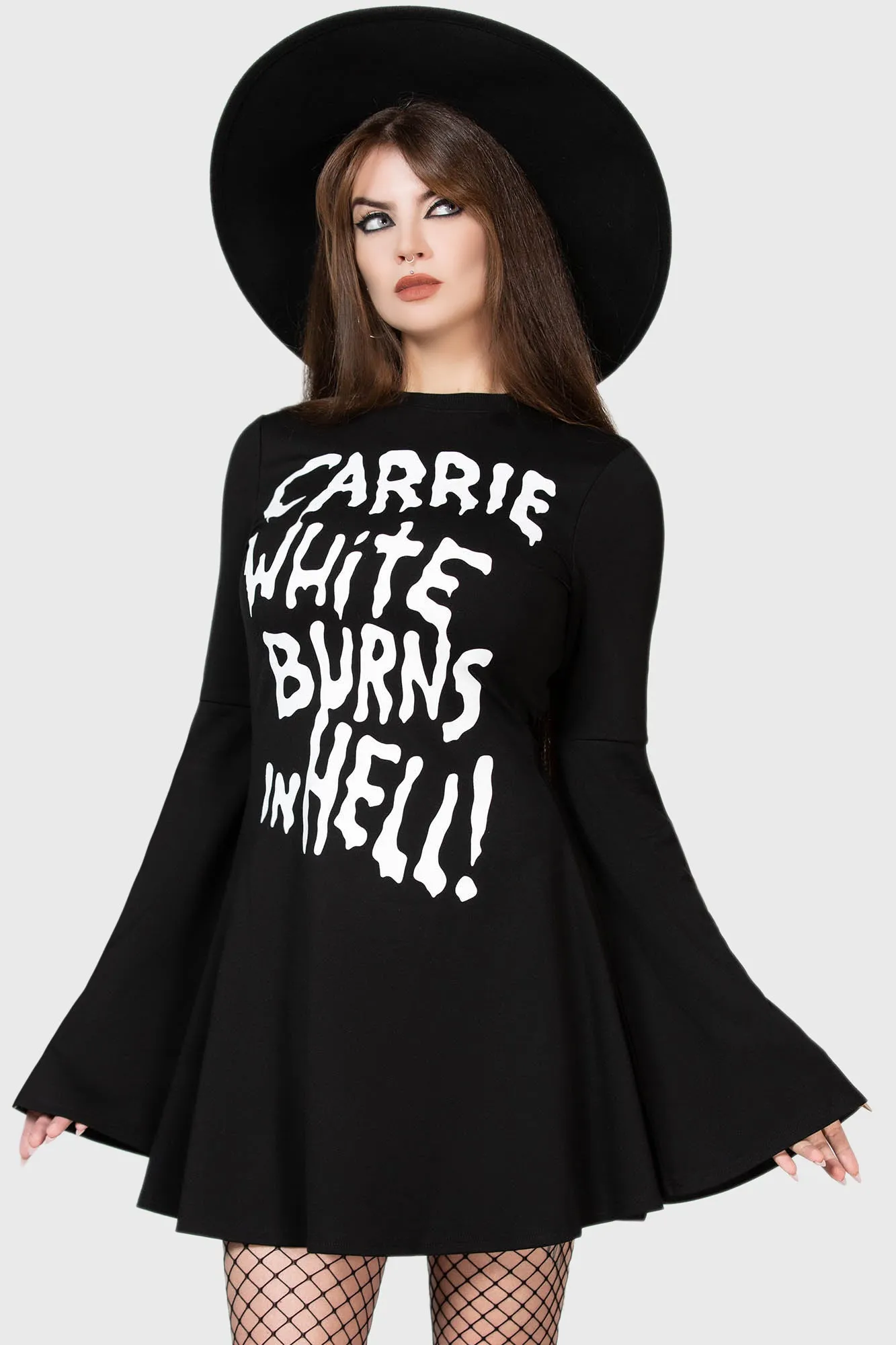 Carrie Skater Dress sold by Killstar