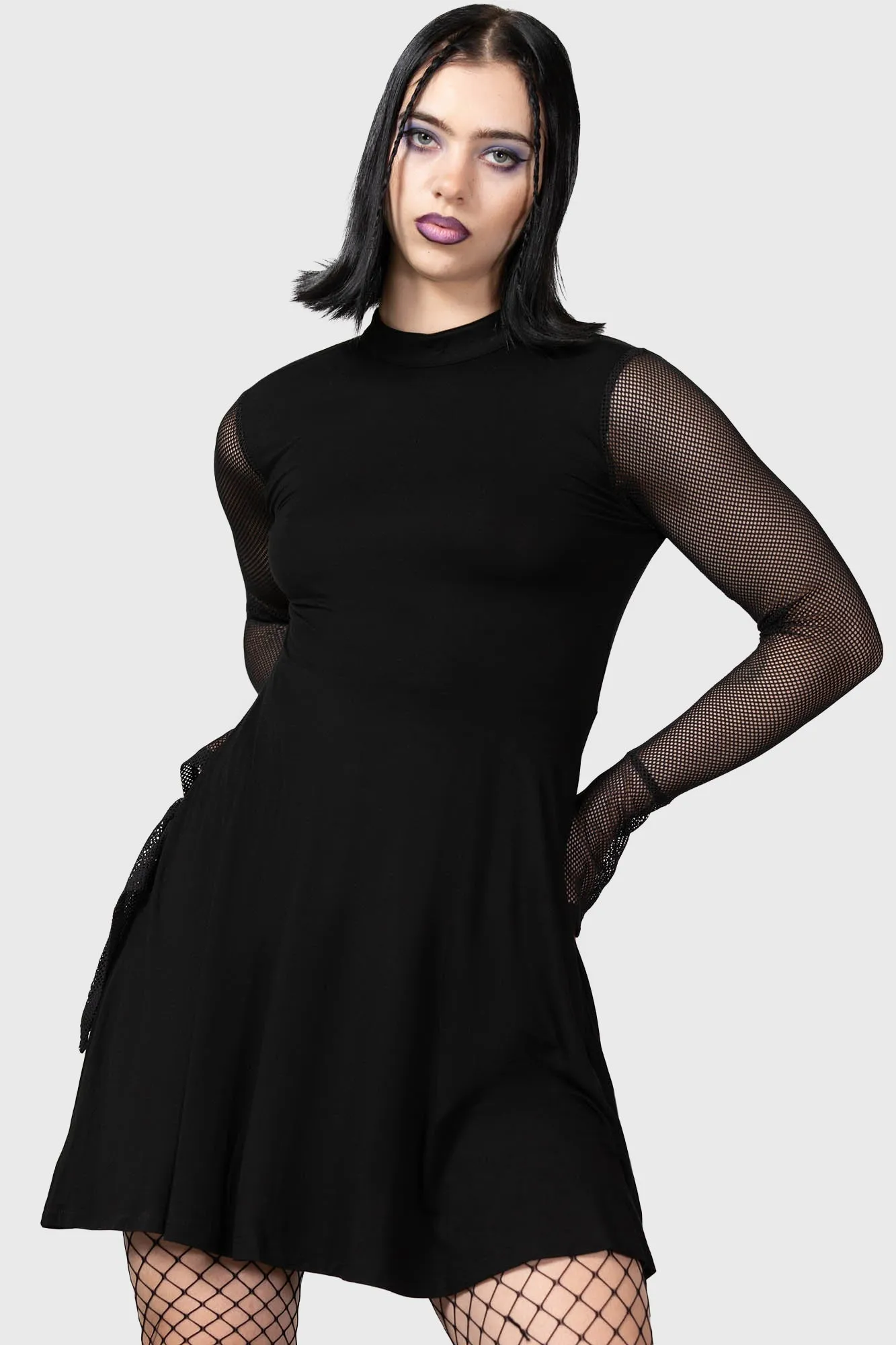 Lana Skater Dress sold by Killstar product image thumbnail 4