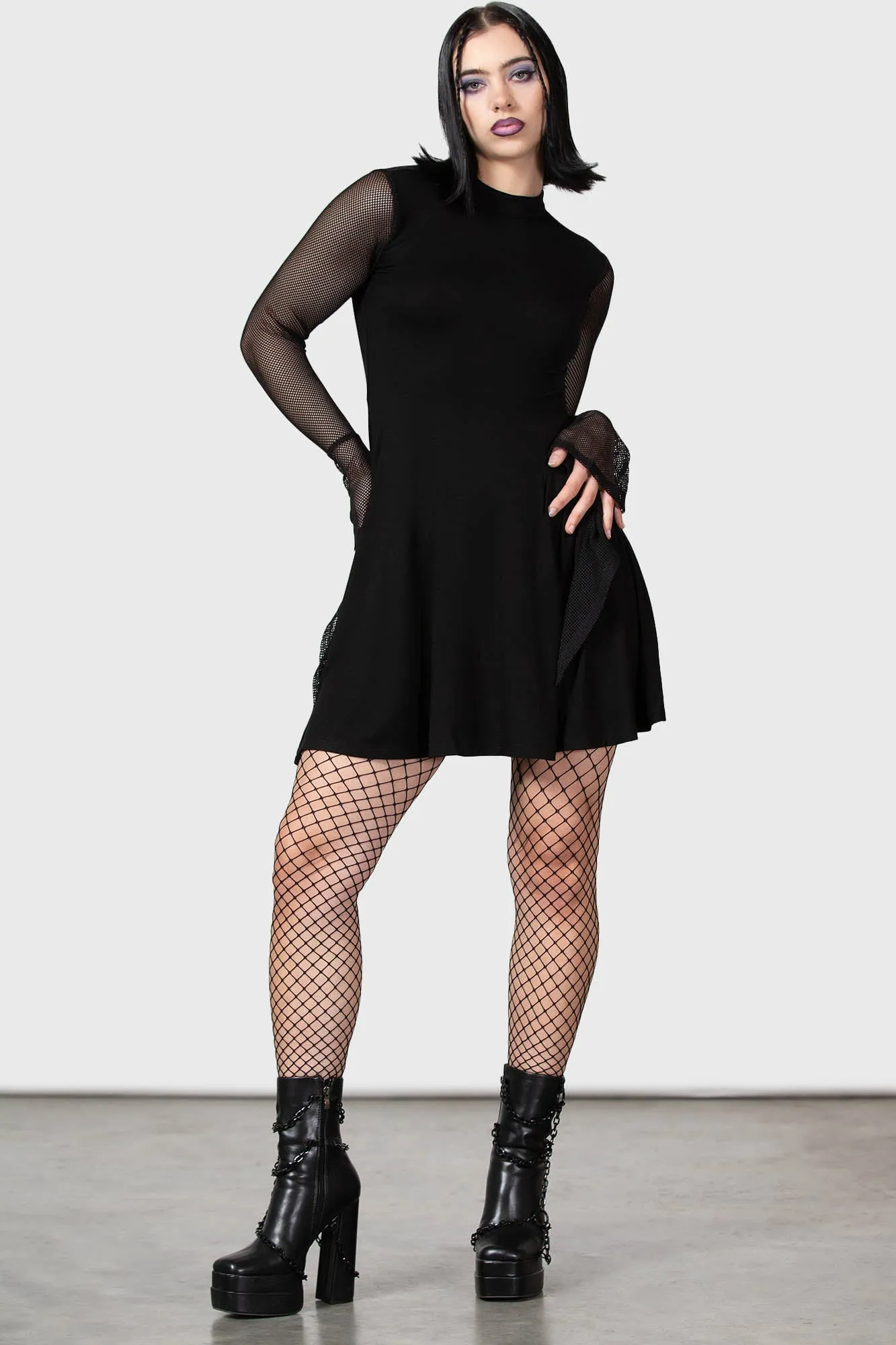 Lana Skater Dress sold by Killstar product image thumbnail 3