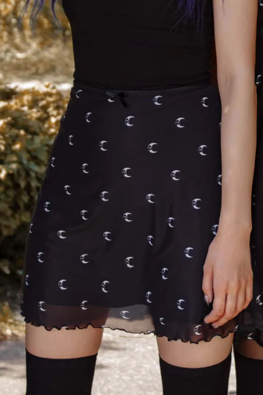 Monica Skater Skirt - Resurrect sold by Killstar