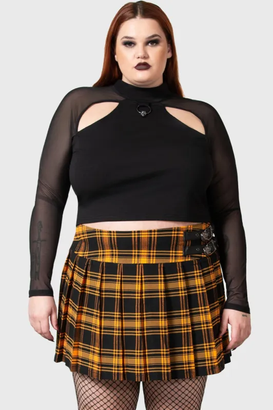 Mystia Long Sleeve Top [PLUS] sold by Killstar
