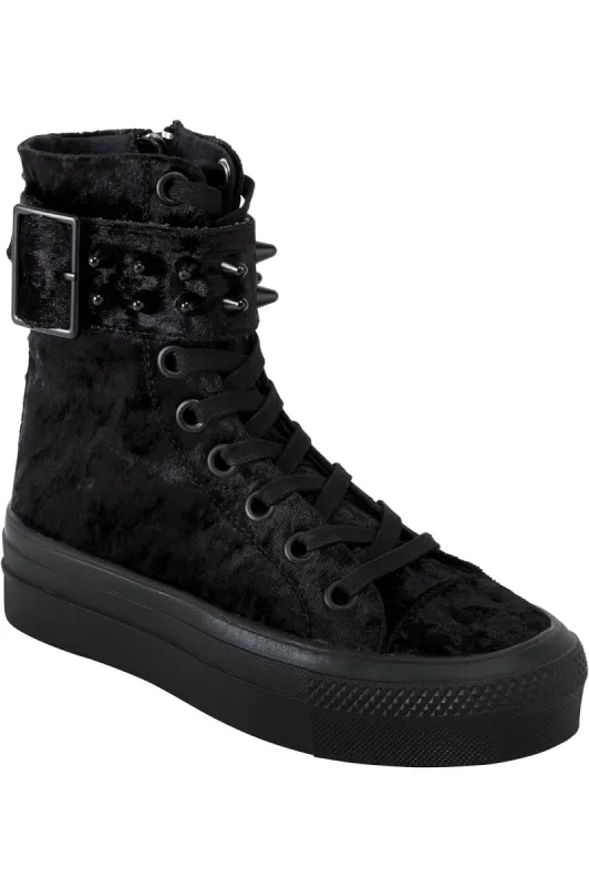 Unholy High Tops [VELVET] - Resurrect sold by Killstar