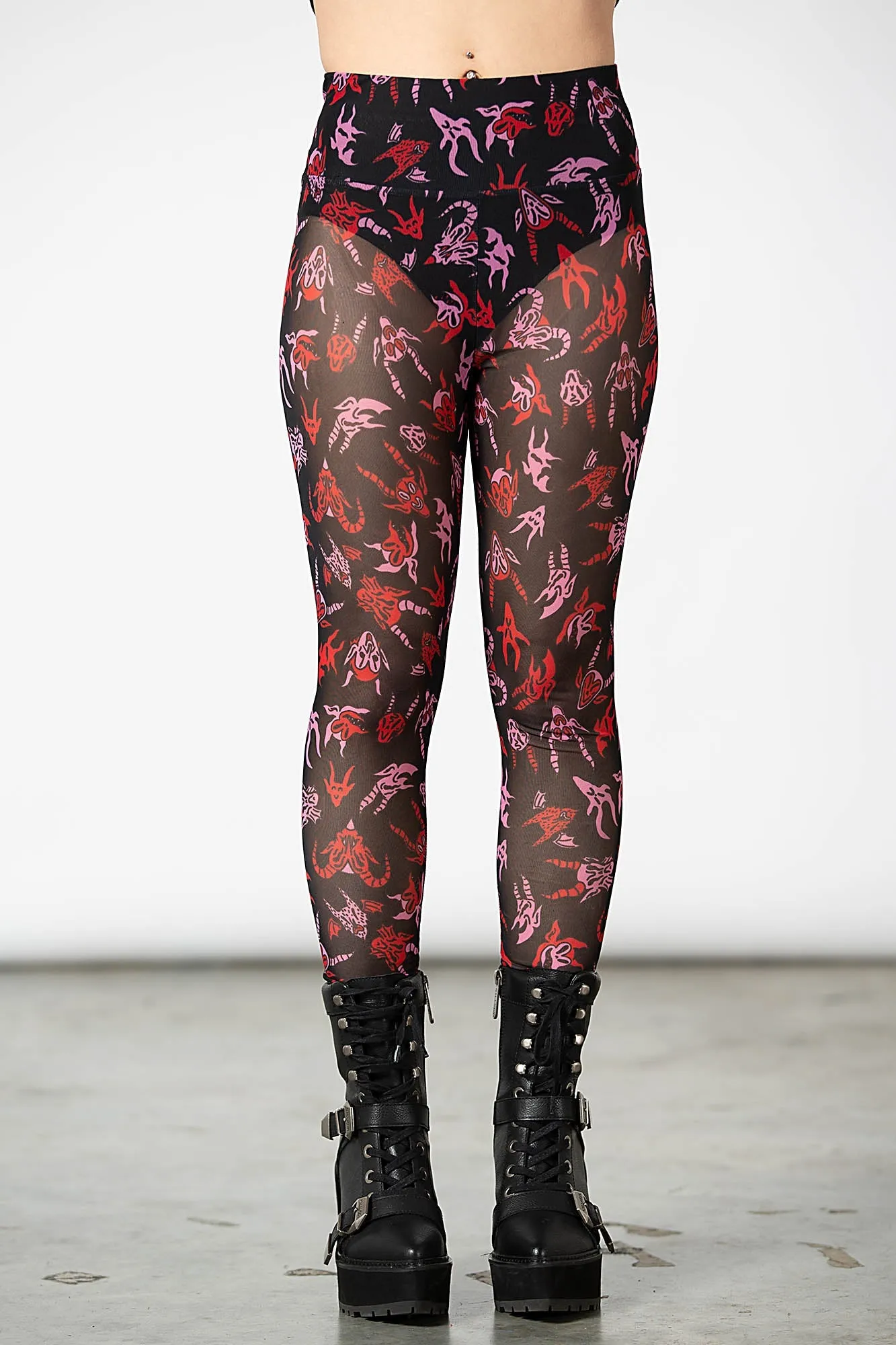 Devilish Leggings sold by Killstar product image thumbnail 3