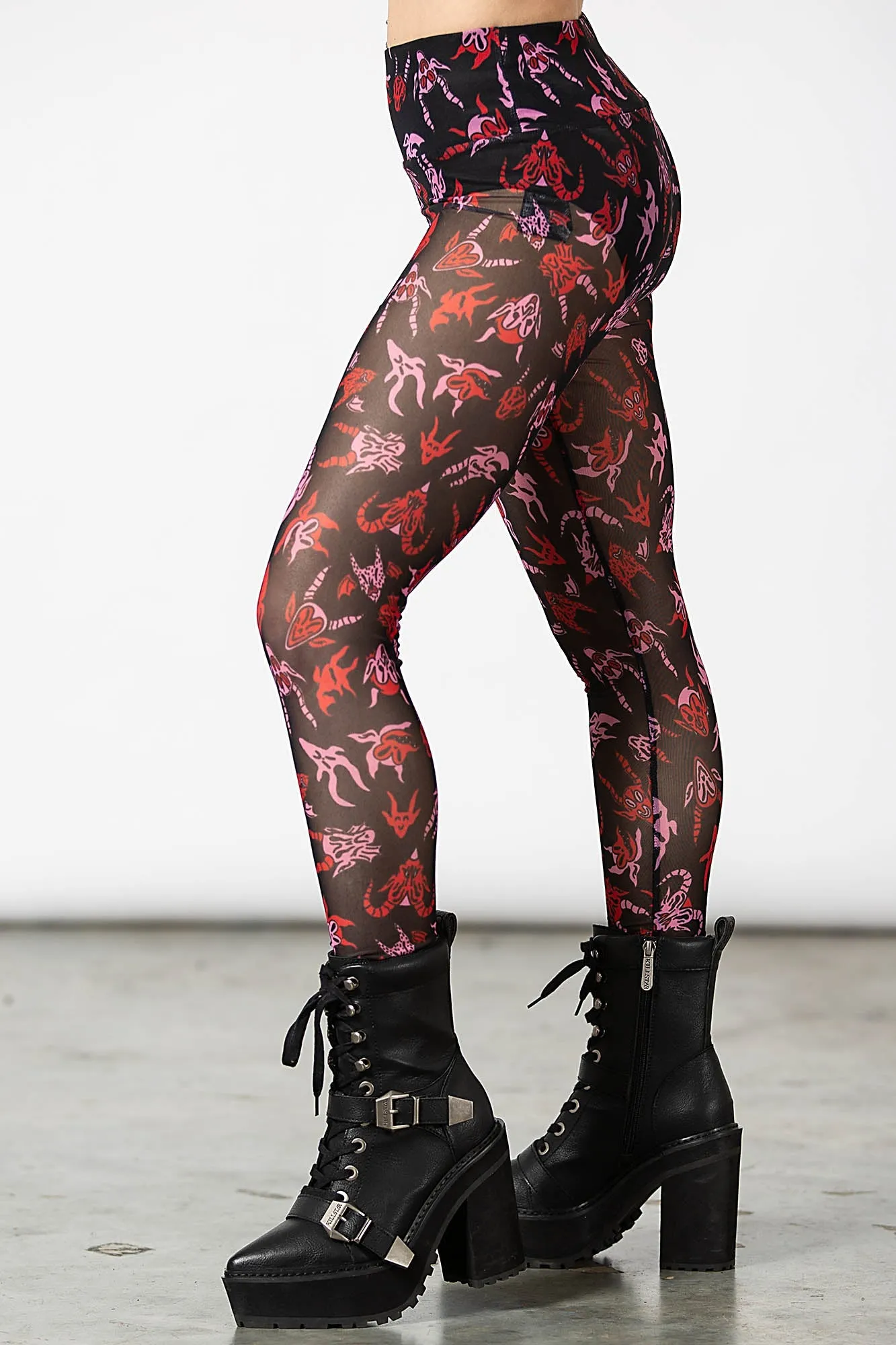 Devilish Leggings sold by Killstar product image thumbnail 5